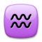 Aquarius emoji on LG